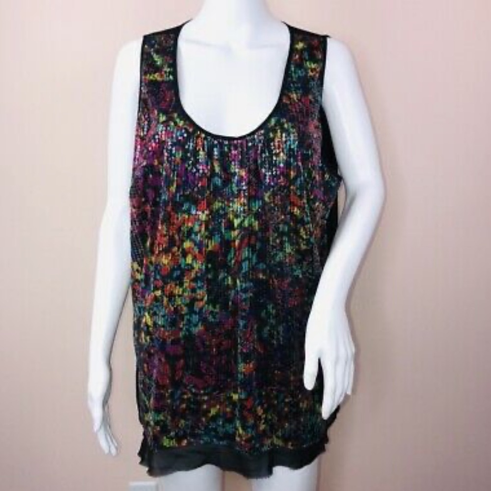 ❤️HP❤️Lane Bryant sequin tank